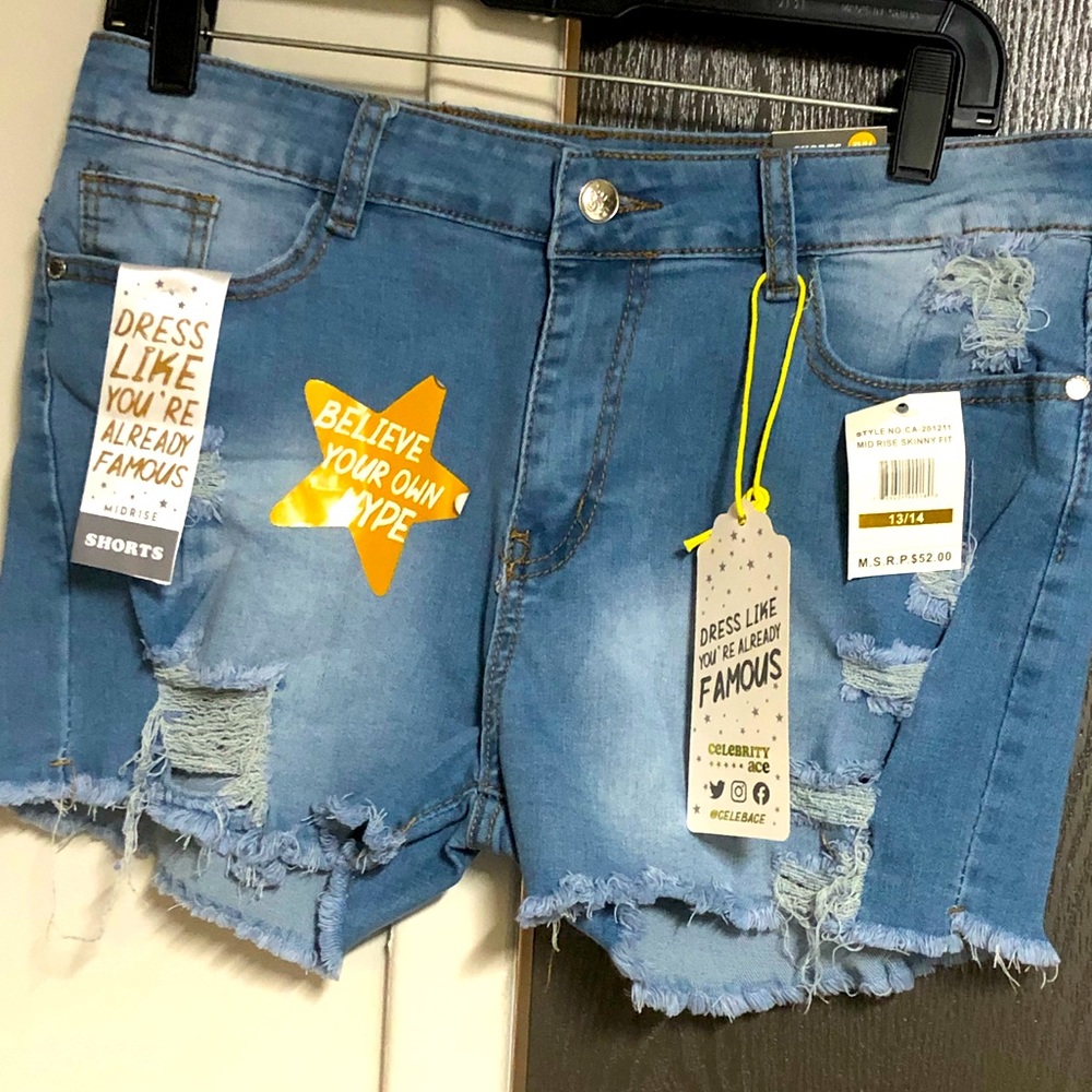 Celebrity Ace Blue Jean Shorts